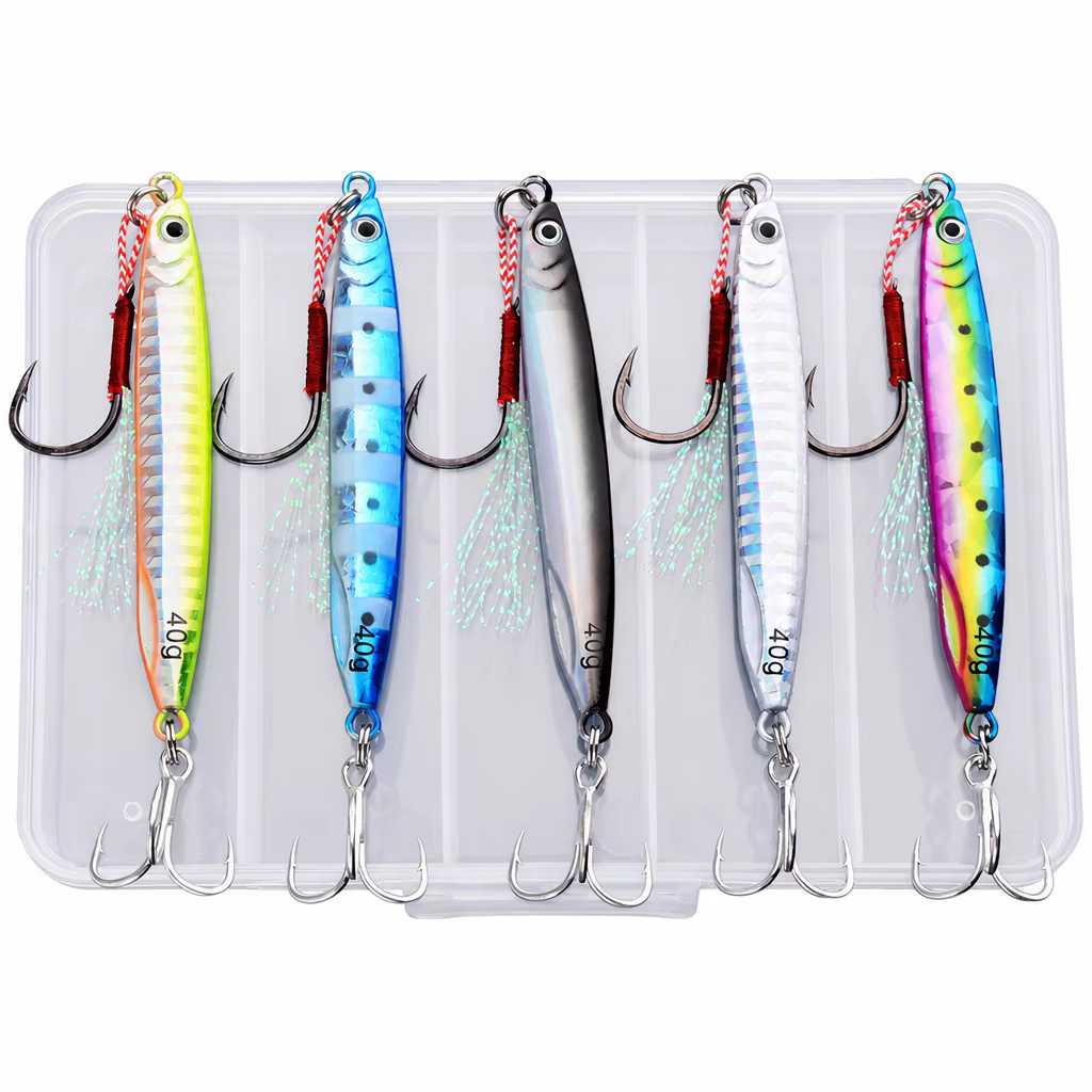 Jig Slow Pitch Luminoso – Señuelo Vertical para Pesca en Mar - imagen 2