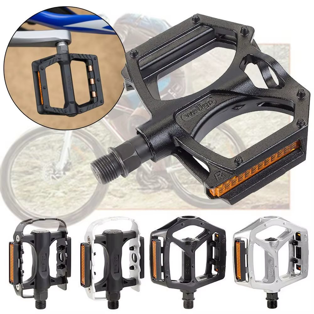 Pedales de bicicleta de aluminio antideslizantes para montaña y carretera - imagen 5