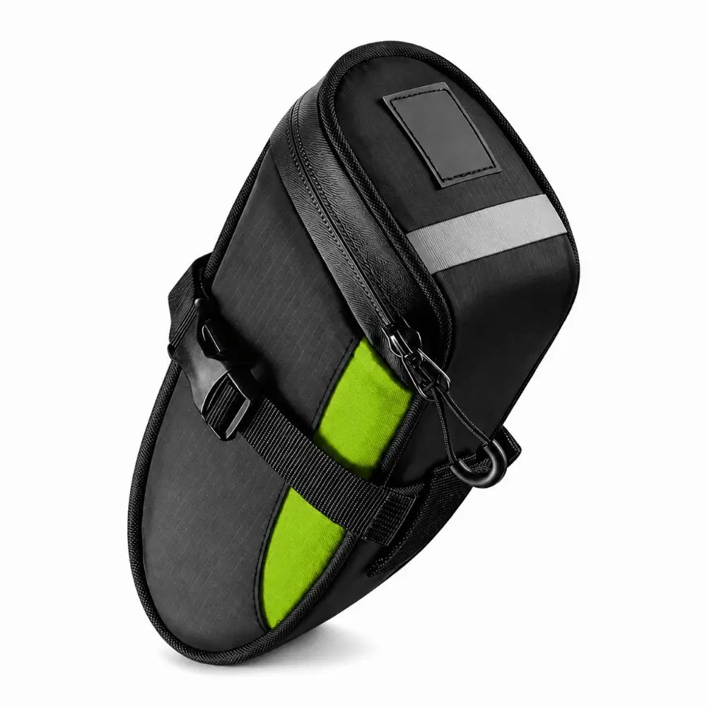 Bolsa trasera impermeable ultraligera con reflectores para bicicleta - imagen 3