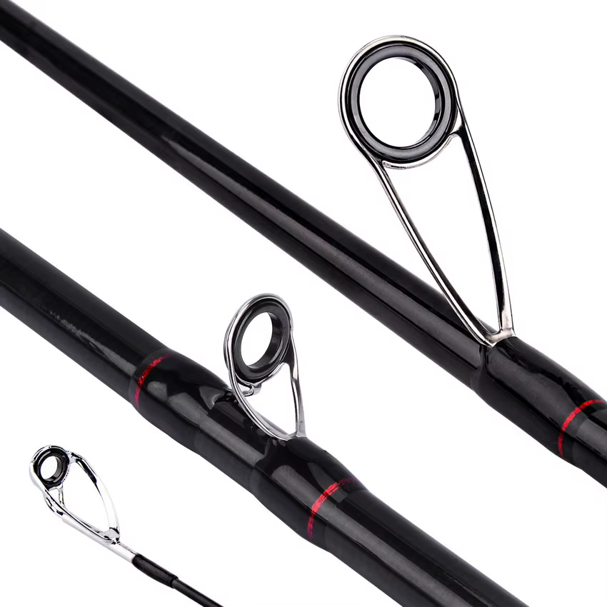 Caña de spinning portátil de carbono para lucio y black bass - imagen 3