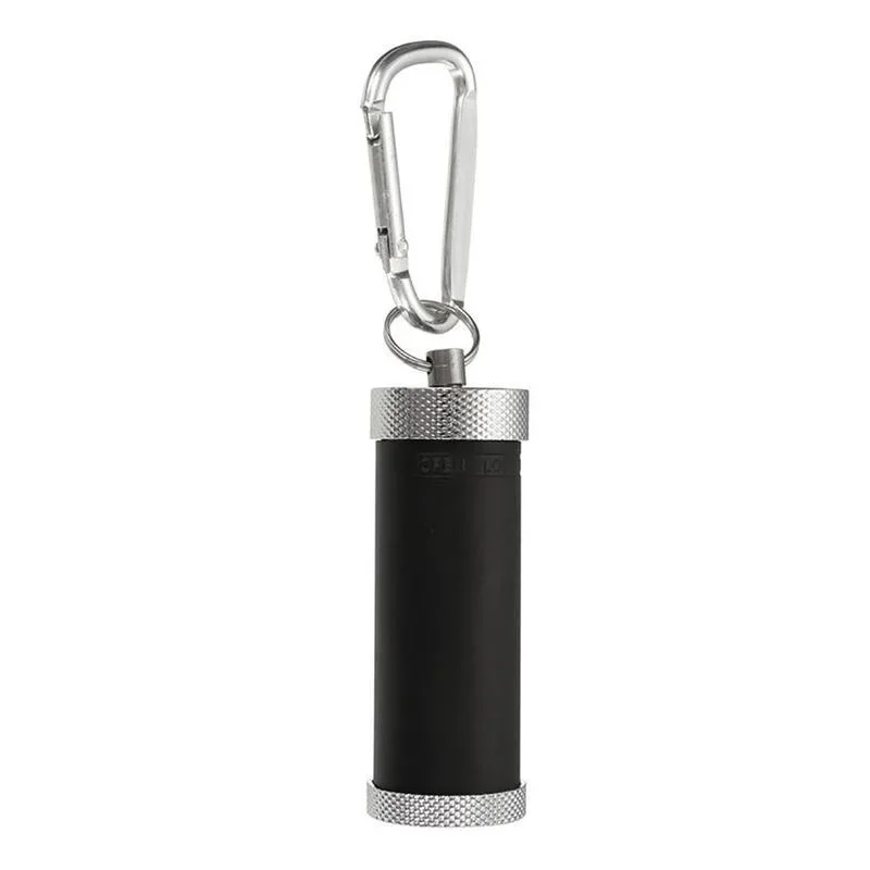 Cenicero portátil mini cilíndrico metálico