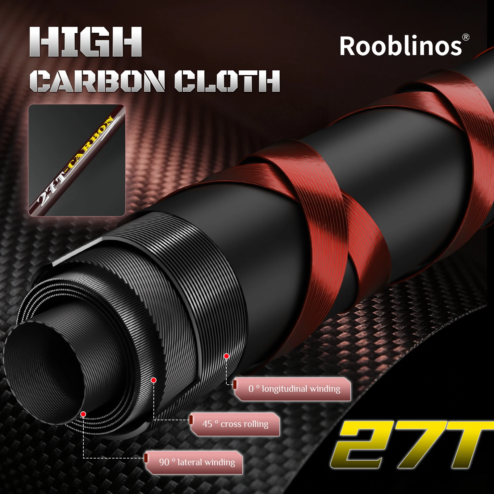 Rooblinos Caña de Mosca Ultraligera 4/5wt 9 pies - imagen 3