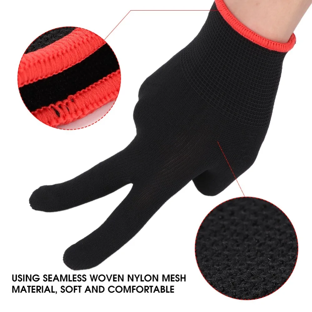 Juego de 8 guantes negros
