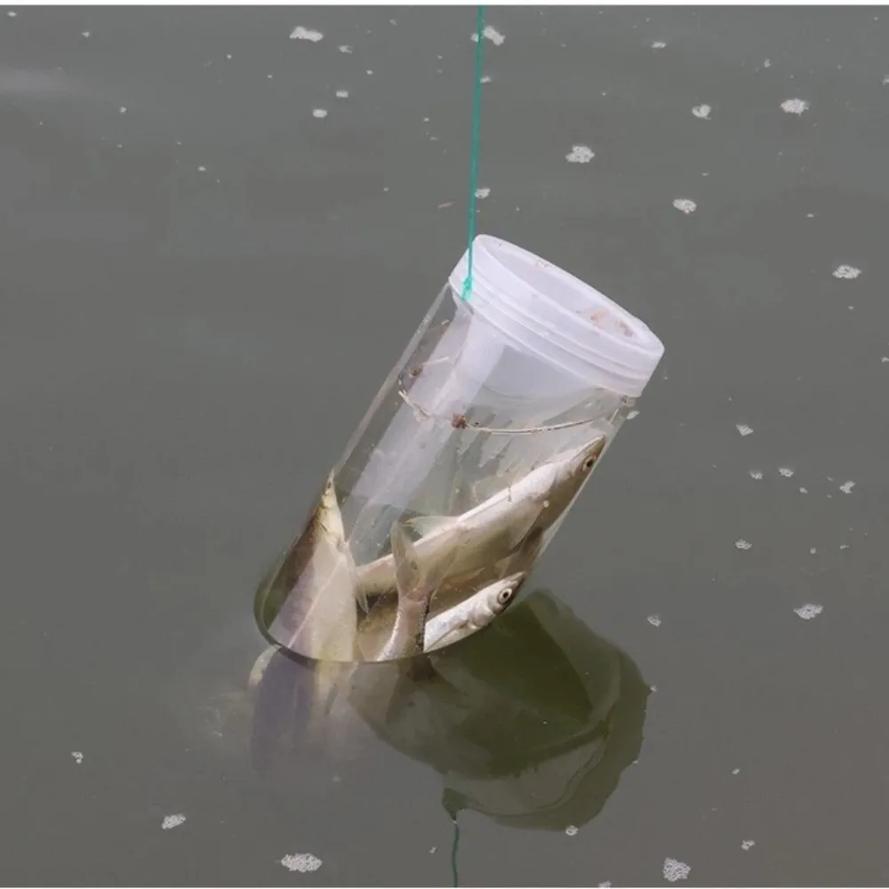 Trampa para peces botella reutilizable de plástico ligero infantil - imagen 4