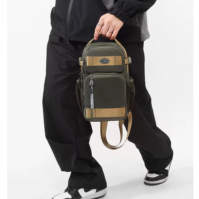Mochila de pesca ligera de hombro cruzada para hombre - imagen 5