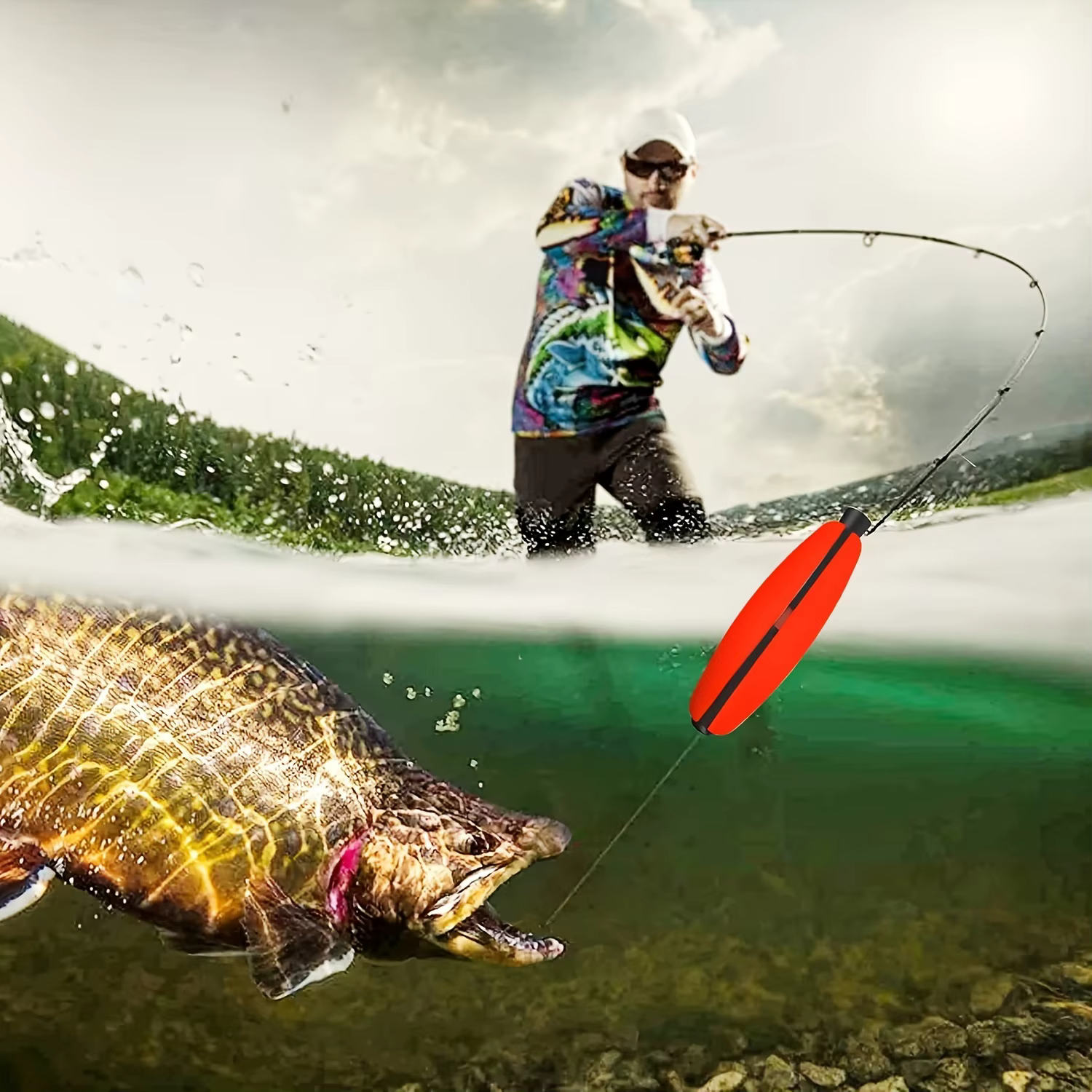 Flotadores ranurados YOTO Peg Floats para Santee Rig - imagen 3