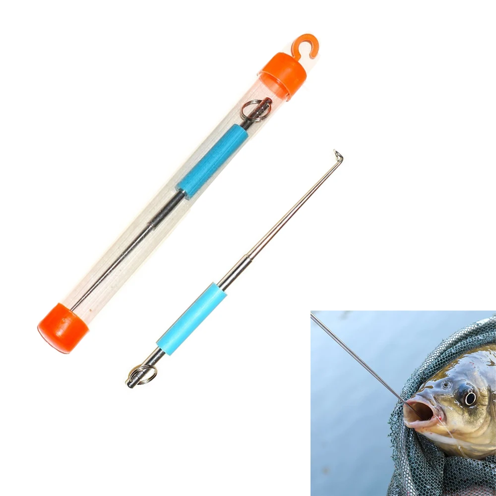 Extractor de anzuelos de acero inoxidable con liberación rápida