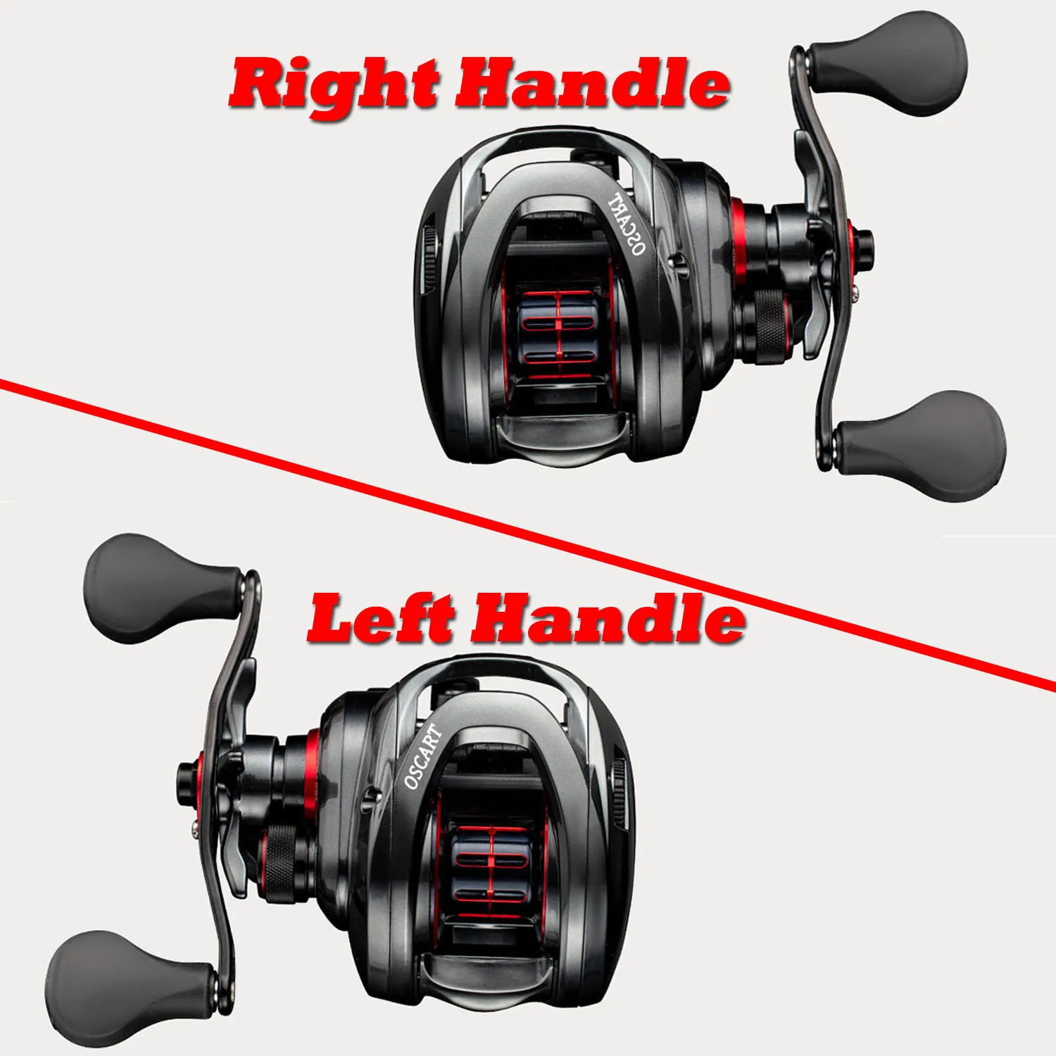 Carrete Baitcaster Multispeed 7,1:1 y 5,4:1 Agua Salada 9BB - imagen 4