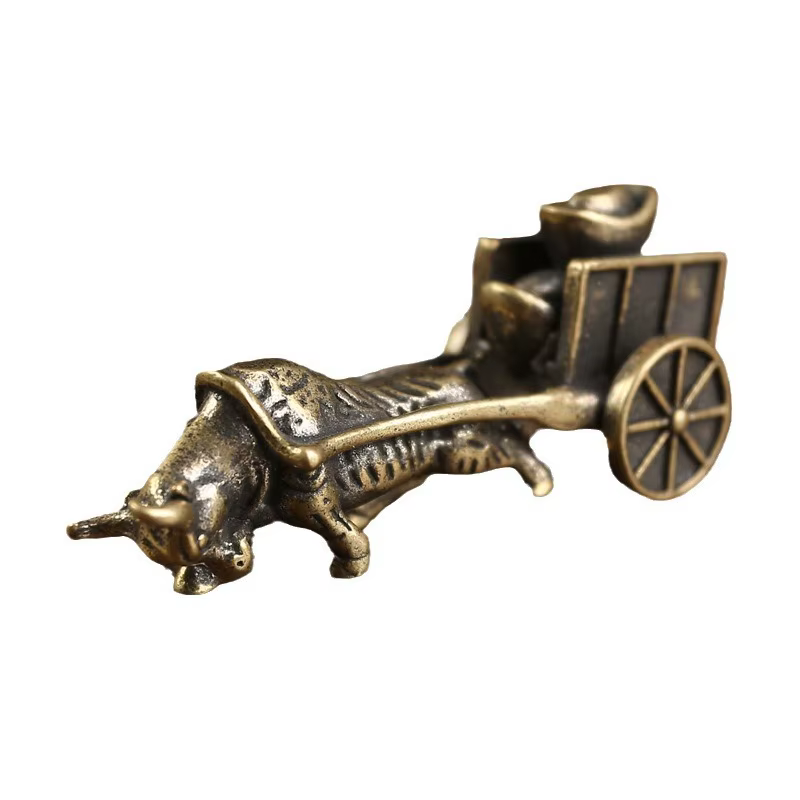 Adorno Toro de Cobre Feng Shui para Barco de Pesca - imagen 5