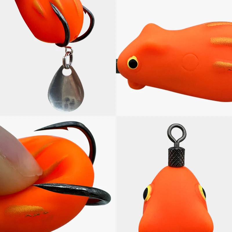 ShareShark Mini Mouse Leiwa señuelo con brillantina y doble anzuelo - imagen 5