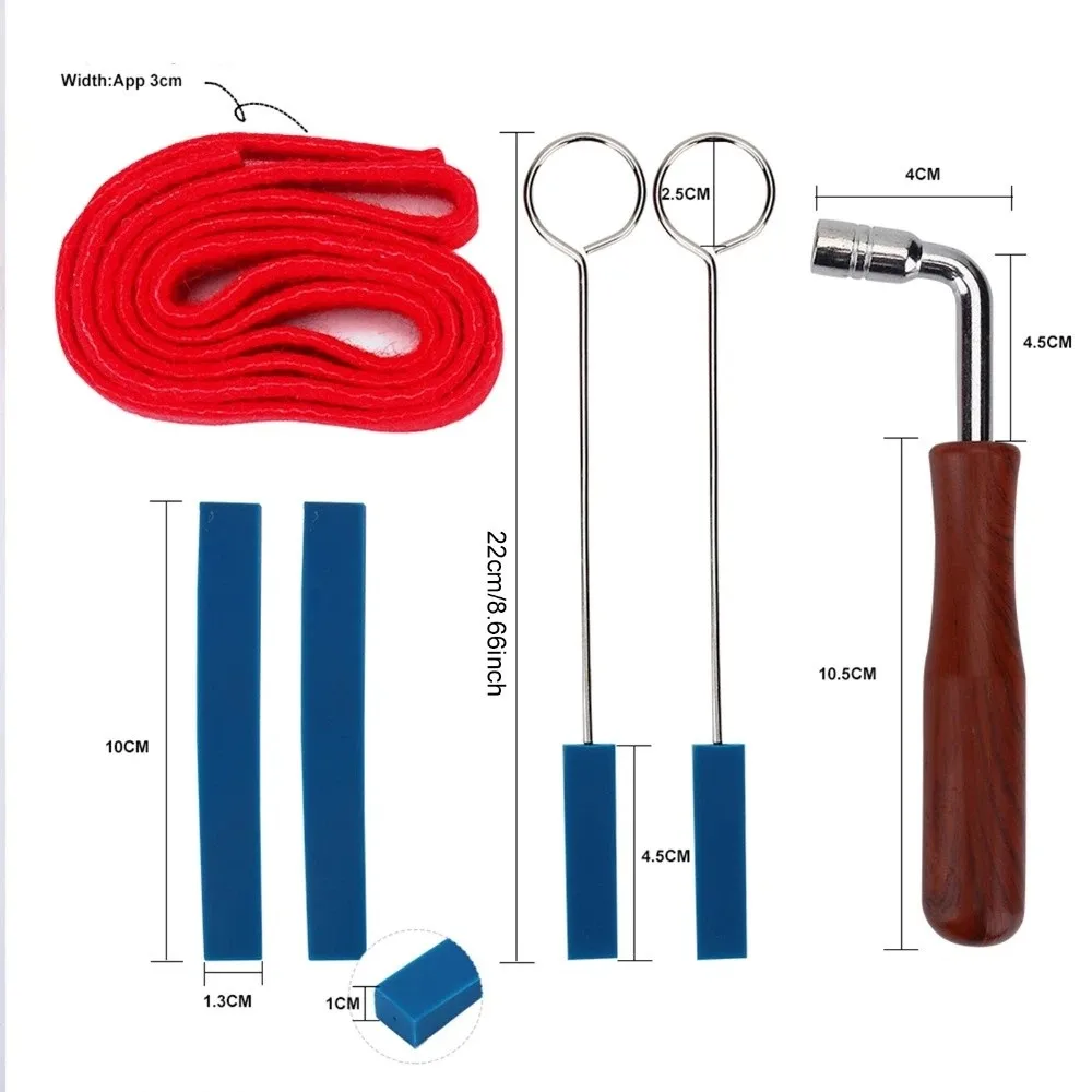 Kit completo de herramientas para afinación de piano