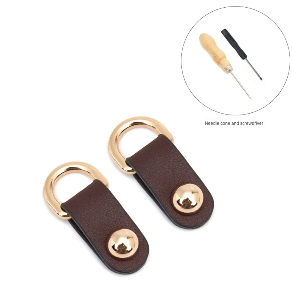 Hebillas D universales PU para correas de bolso - imagen 3