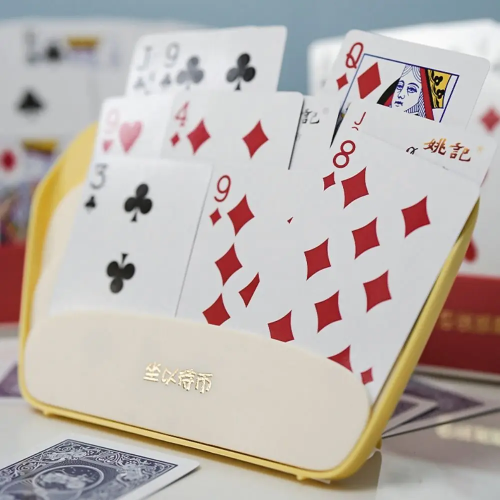 Soporte de cartas de póker manos libres portátil de plástico