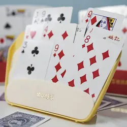 Soporte de cartas de póker manos libres portátil de plástico