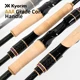 KYORIM ULTINA Caña baitcasting de señuelos Zander con guías FUJI SIC - imagen 2