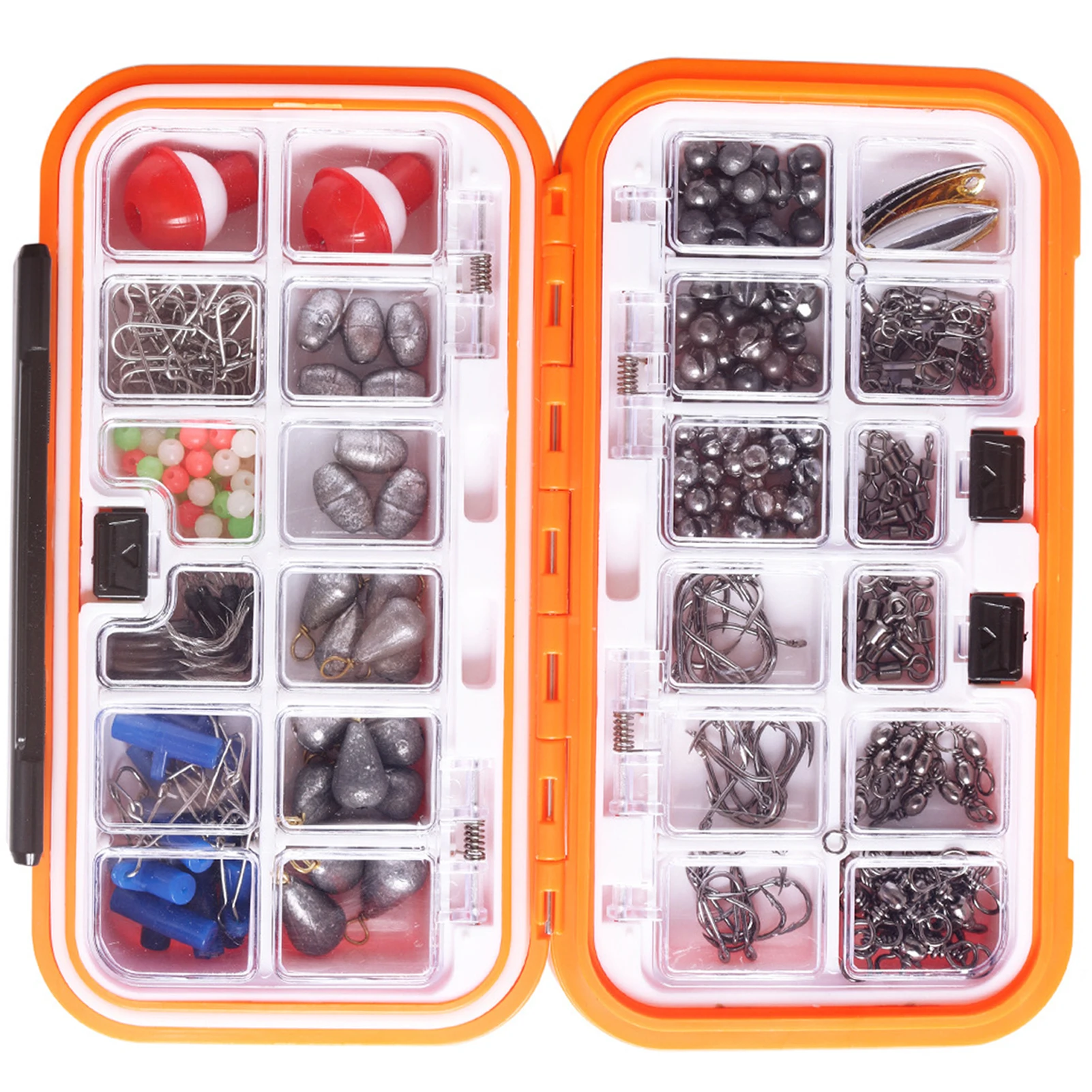 Kit accesorios Free Fisher de pesca: plomos, hoja giratoria y anzuelos - imagen 5