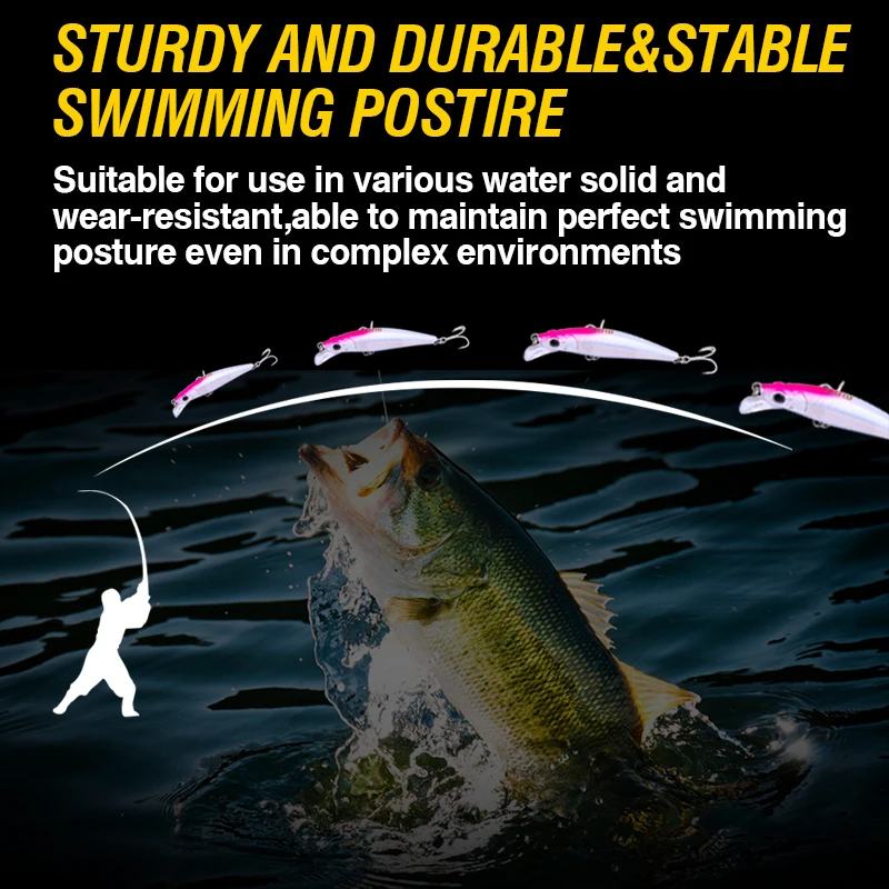 FJORD 90mm señuelo pececillo hundido 28g efecto UV para agua dulce y salada - imagen 5