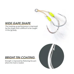 Noeby anzuelos jigging asistencia lenta 36kg resistencia marina