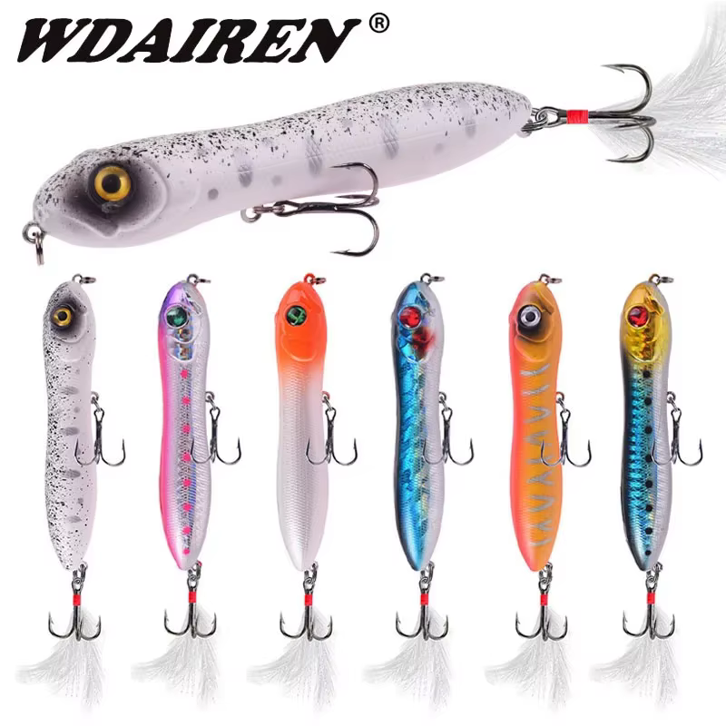 Popper Topwater Snake Head para Lubina – 10cm 16g - imagen 4