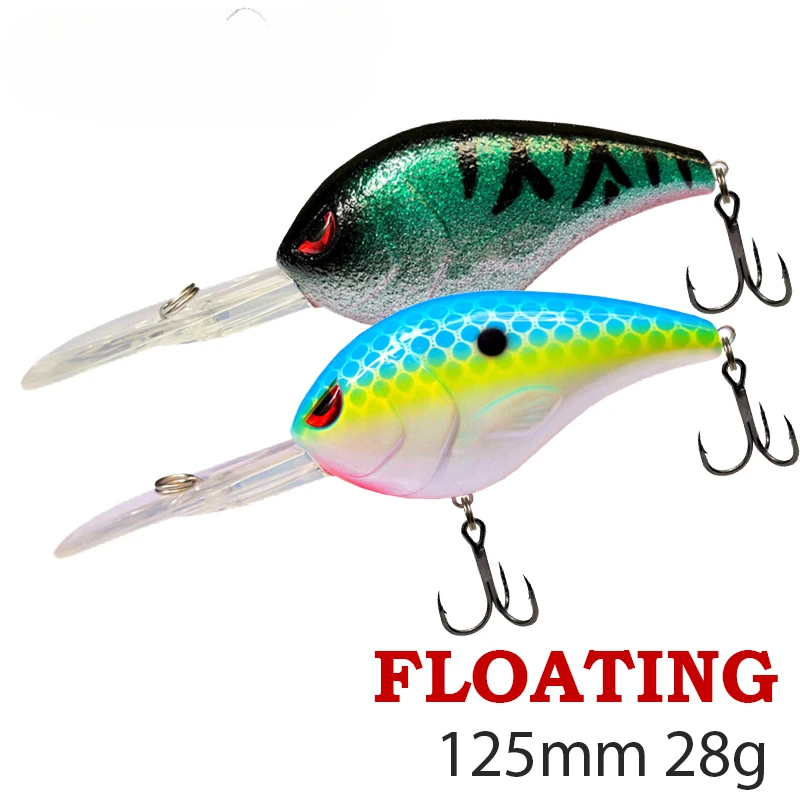 GREENSPIDER Crankbait flotante para lucio - Señuelo duro agua dulce