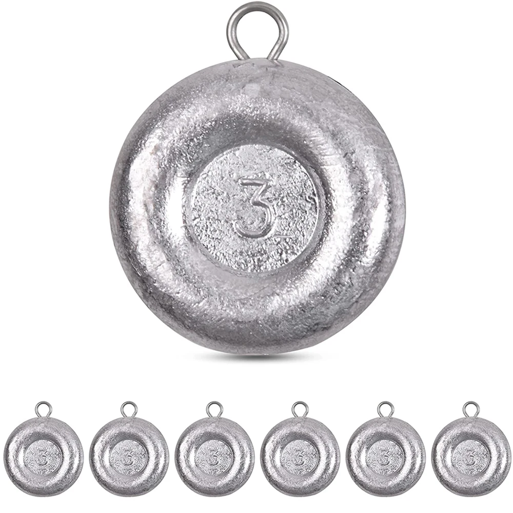Plomo disco Surf Casting – Lastre pesca agua salada y dulce