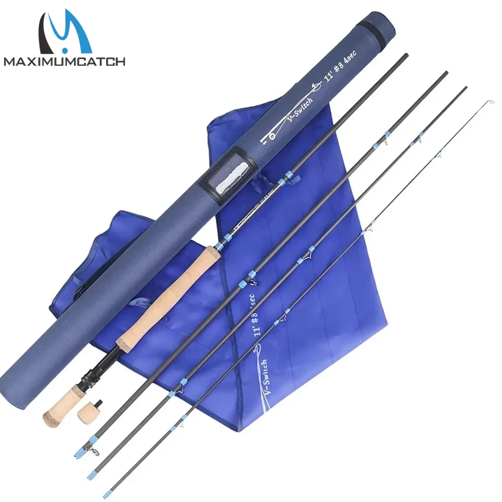 MAXCATCH Switch & Nymph – Caña de mosca para euro nymphing y trucha