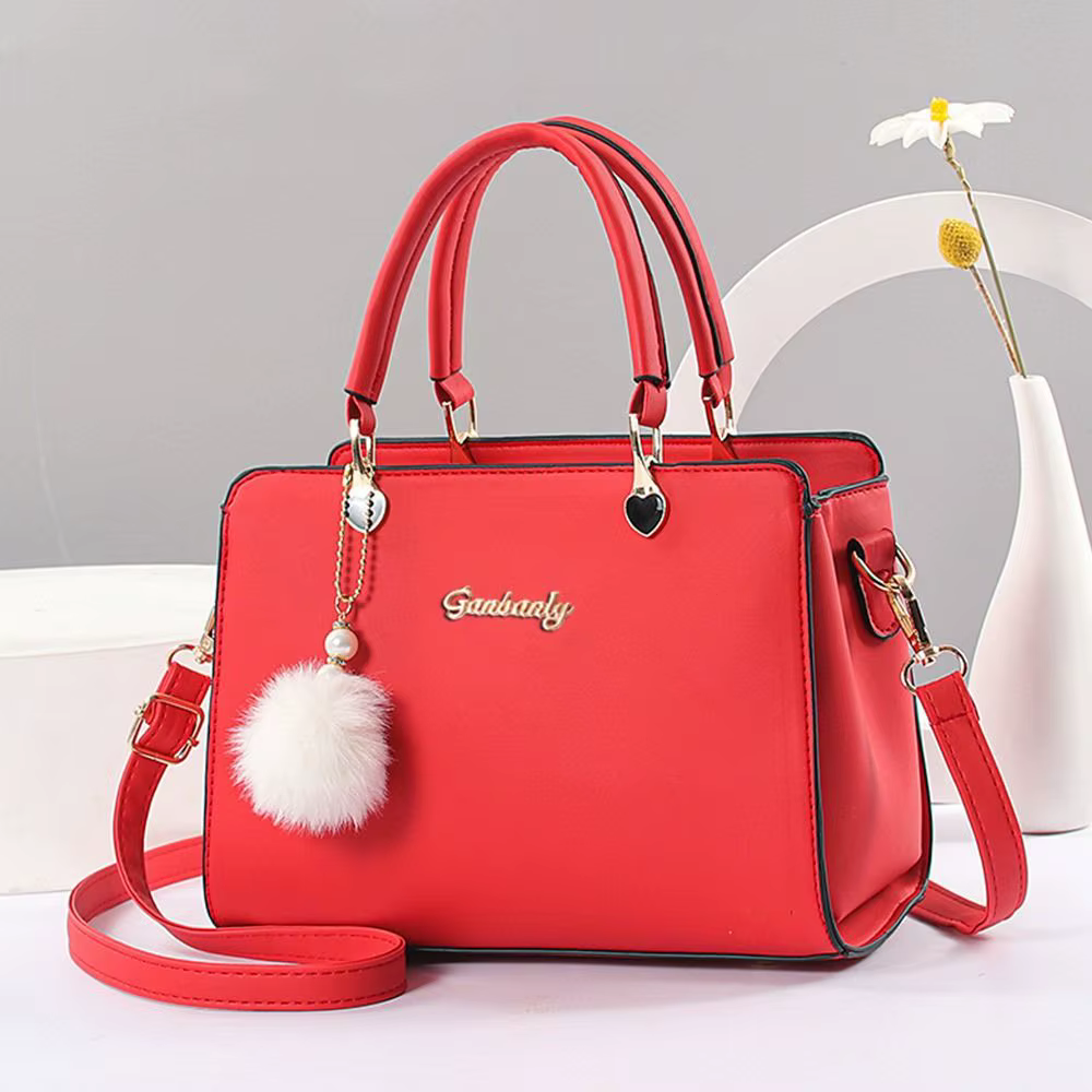 Bolso bandolera mujer piel PU gran capacidad asa cuadrado duradero - imagen 2