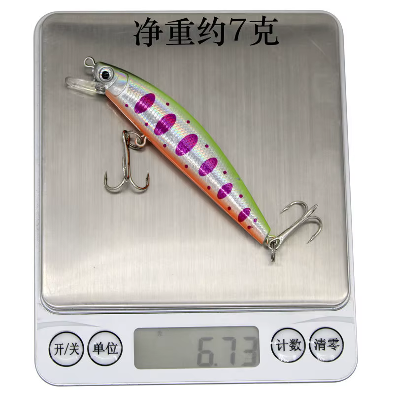 Fuheno Crankbait Minnow 9cm – Wobbler flotante Bass Troll - imagen 3
