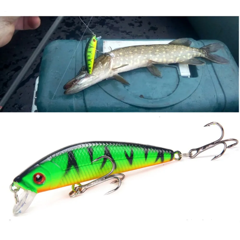 Wobblers Señuelo Hundimiento Lento Lubina Lucio – Crankbait