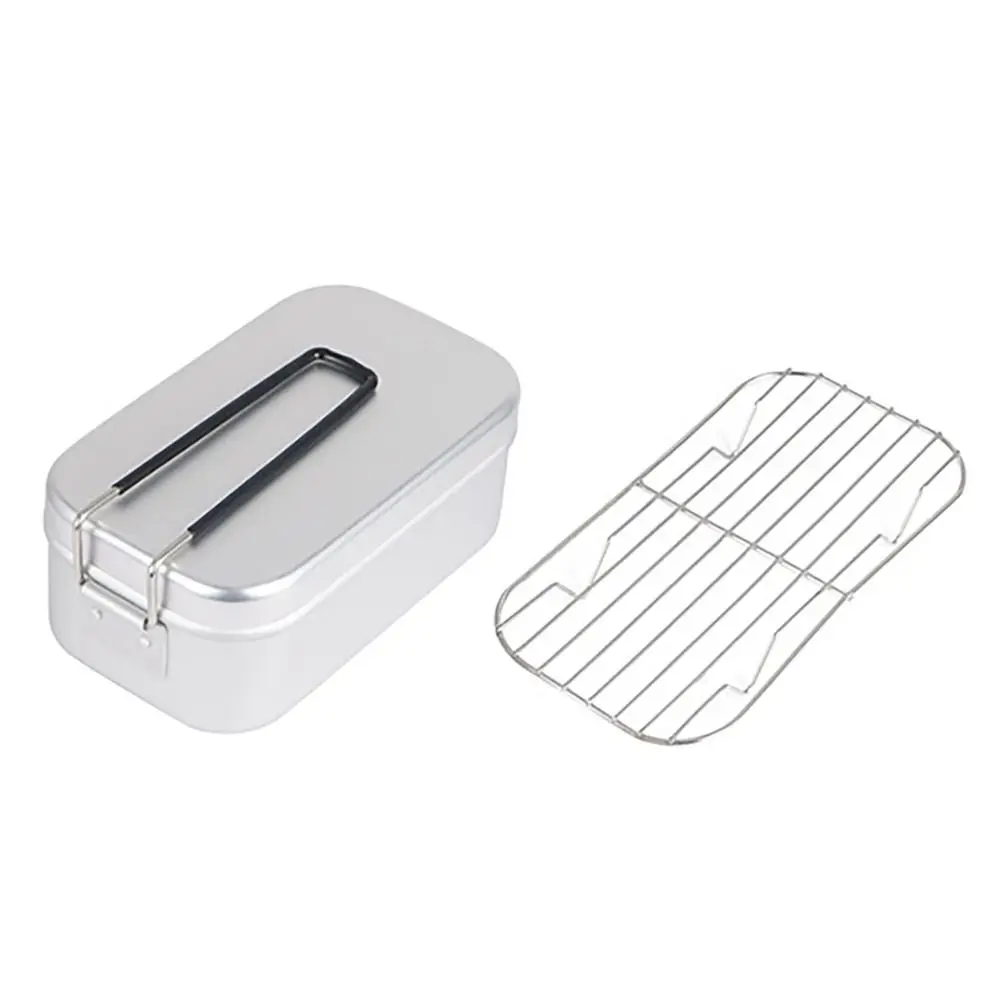 Lonchera de aluminio con asa plegable para picnic y pesca - imagen 4
