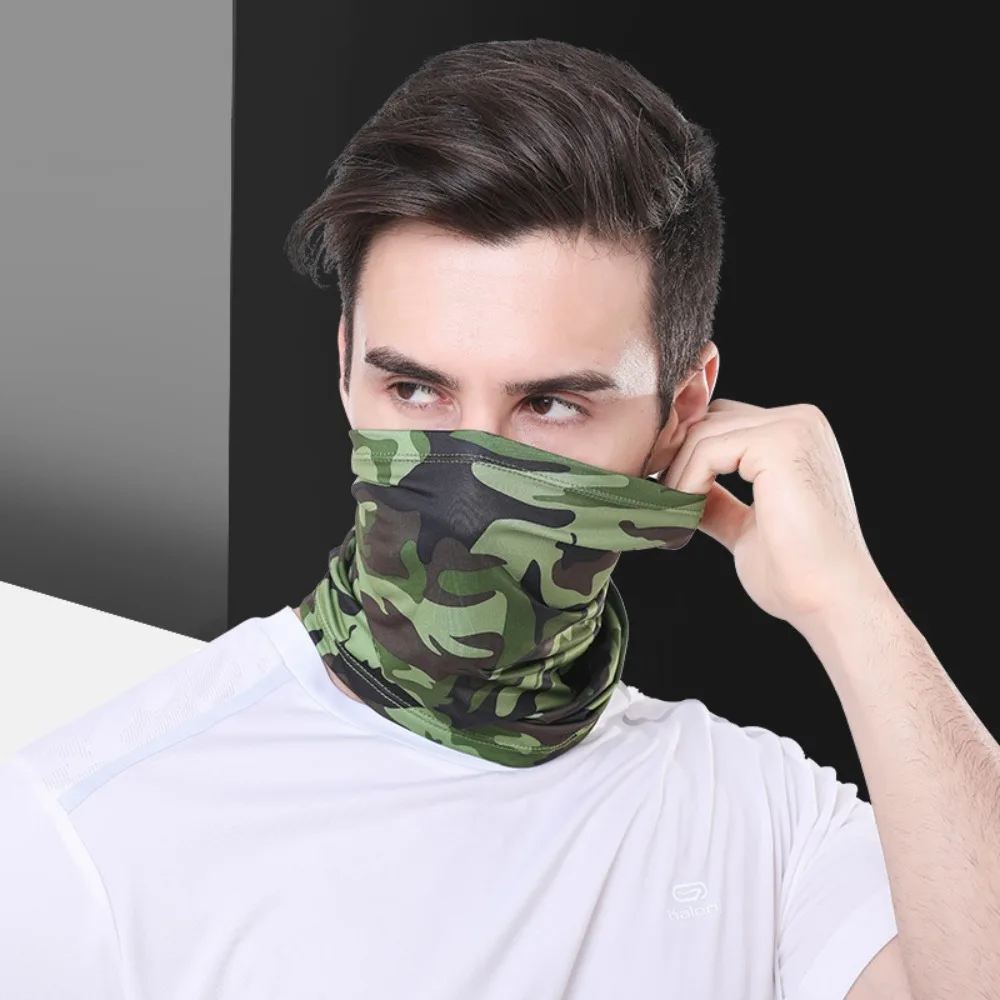 Máscara anti-UV para el cuello tipo turbante motocicleta estampado - imagen 4