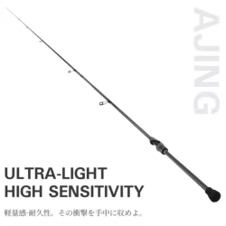 Caña de ajing TSURINOYA Spirit Fox ultraligera guías FUJI punta sólida