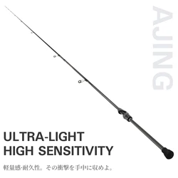 Caña de ajing TSURINOYA Spirit Fox ultraligera guías FUJI punta sólida