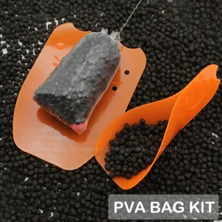 Kit de pesca de carpa con bolsa PVA, cebo duro y montaje
