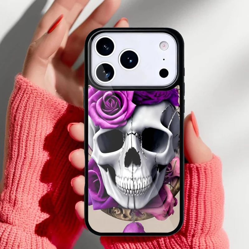 Imagen de perfil mostrando la calavera y la rosa