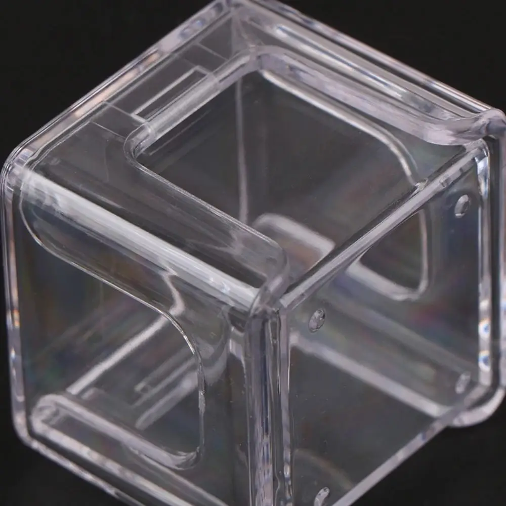 Caja de tiza de 2 rejillas mostrando ambos compartimentos
