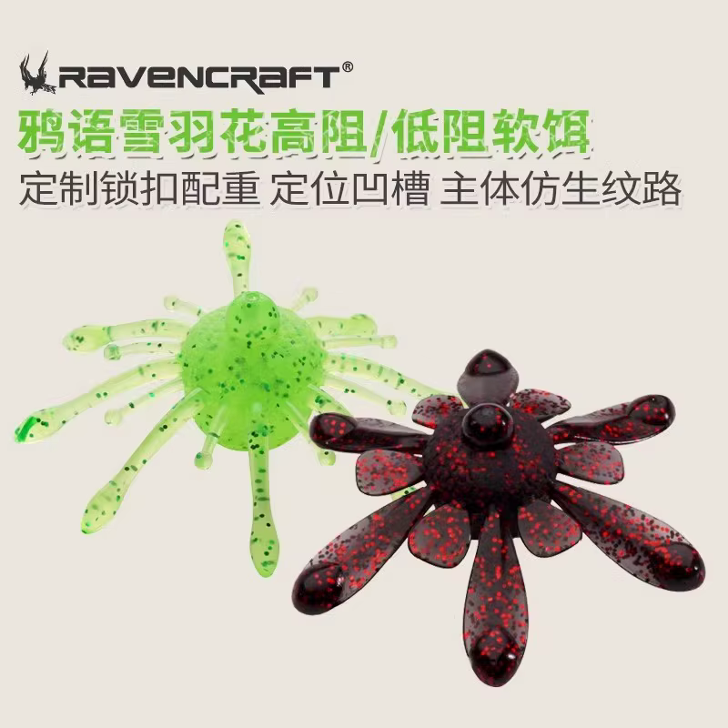 Ravencraft Xueyuhua – Señuelo blando flotante biomimético 2,2g/3,3g - imagen 2