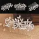 Peineta nupcial con pedrería y diamantes de imitación vintage - imagen 3