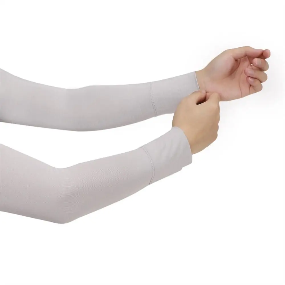 Mangas elásticas UV para brazos, guantes largos táctiles para montar - imagen 3