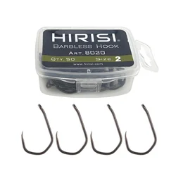 Anzuelos para carpa Hirisi 8020 PTFE alto carbono con punta garra