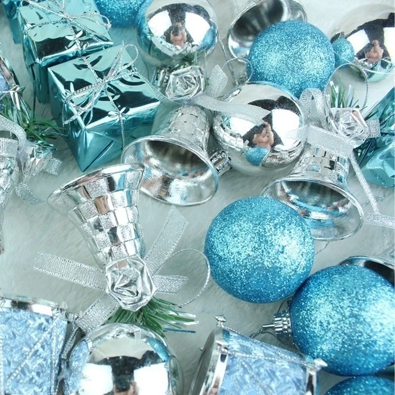 Adornos de Árbol de Navidad Lotto – Colgante Azul Pack 32 Unidades - imagen 5