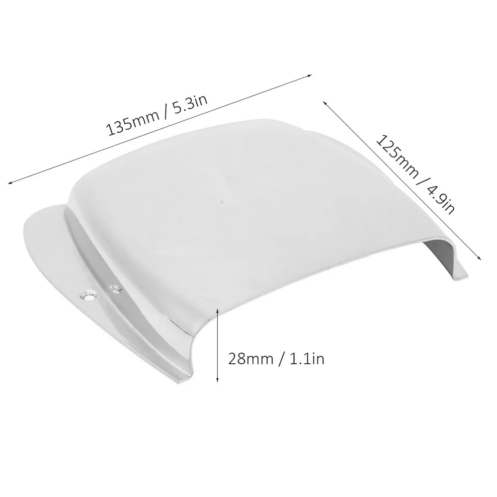 Cubierta metálica para puente de guitarra en vista frontal