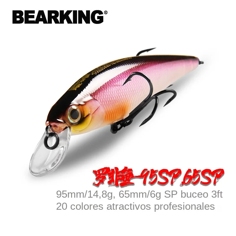 Wobbler Squad Minnow Bearking – Señuelo superficie tungsteno