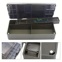 YOTO Caja de almacenamiento doble capa con separadores anti-caídas