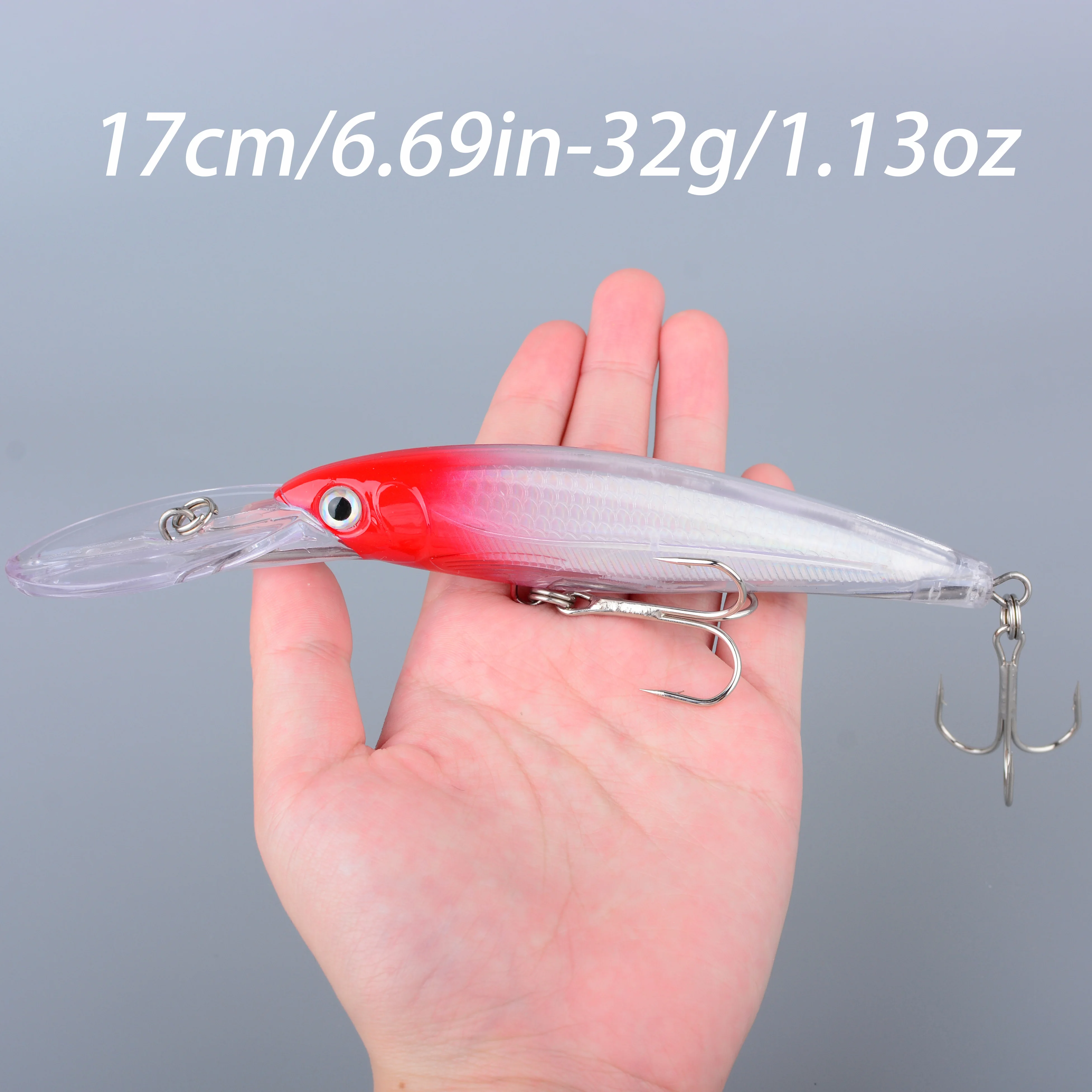 Señuelo Minnow flotante para lubina de lances largos en agua salada - imagen 5