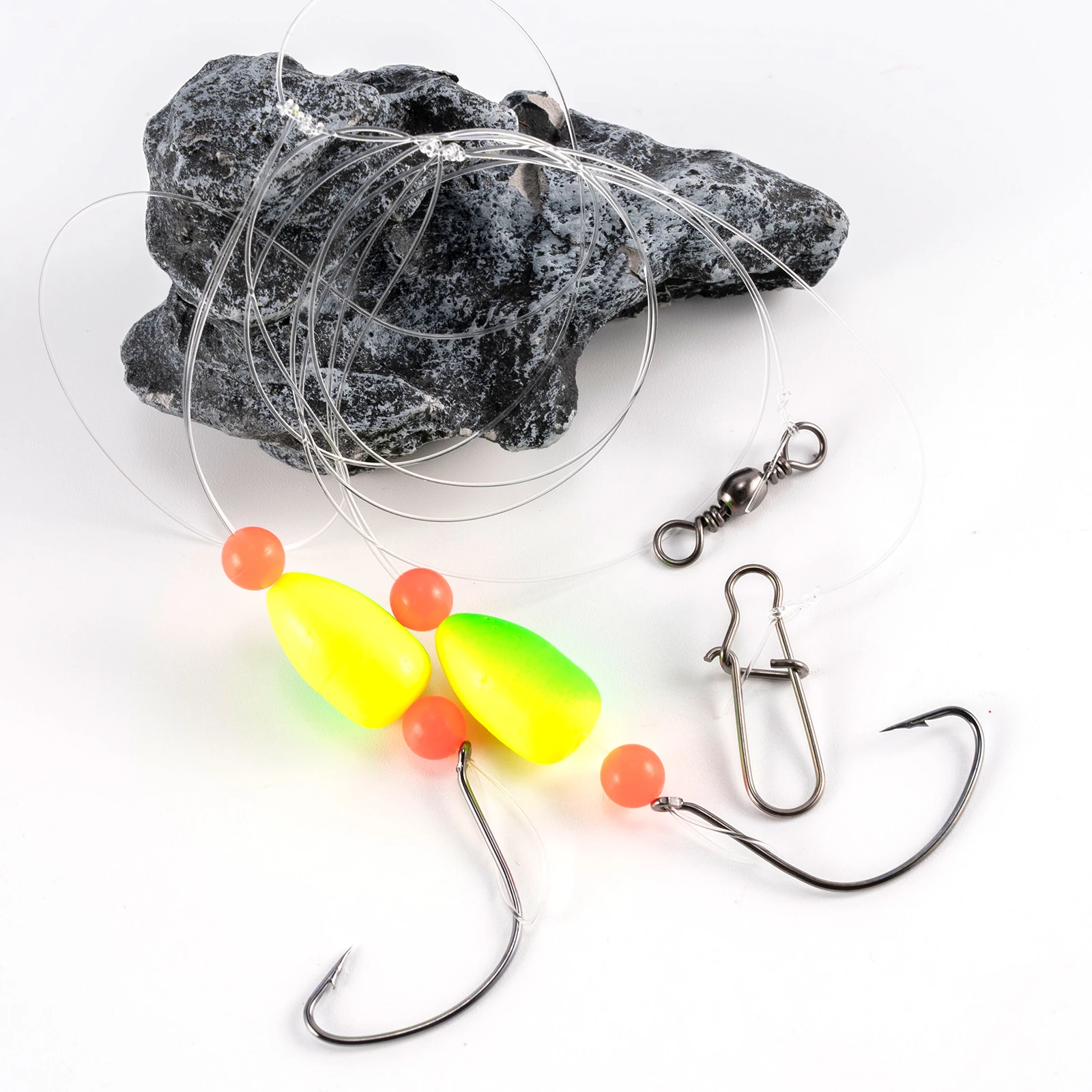Aparejo Surf Casting para Pompano con Flotador Snell y Cebo Vivo - imagen 2