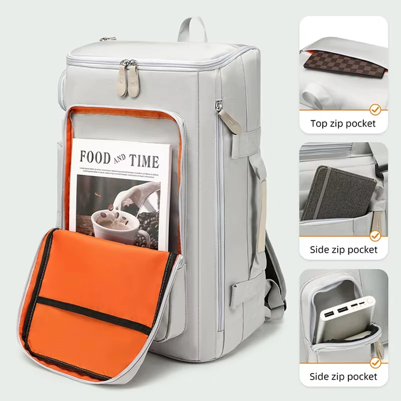 Bolsa pesca gran capacidad – Compartimentos seco y húmedo separados - imagen 4