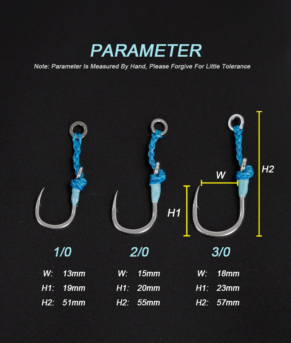 Anzuelos Jig Head con púas TOLU NUEVO de acero carbono - imagen 3