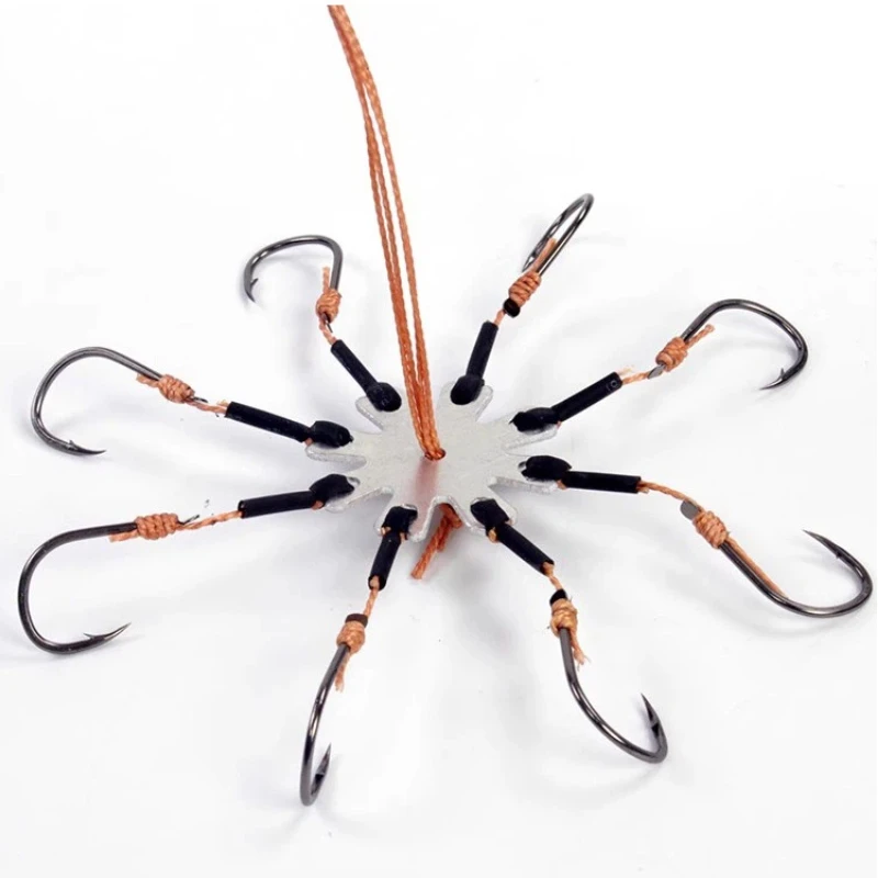 Anzuelos Iseama pulpo anti-enredos para cebo de vinilo - imagen 3