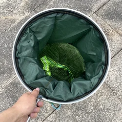 Cesta de pesca en acero inoxidable para mantener peces vivos